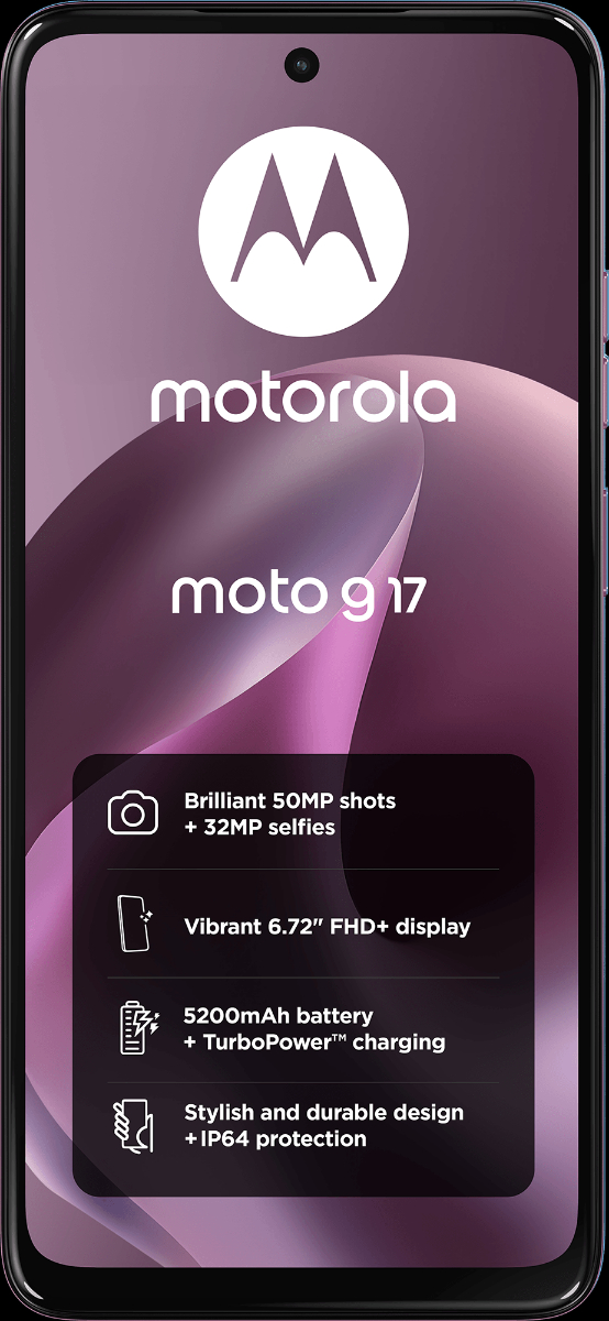 NEW Motorola Moto G17 6.7